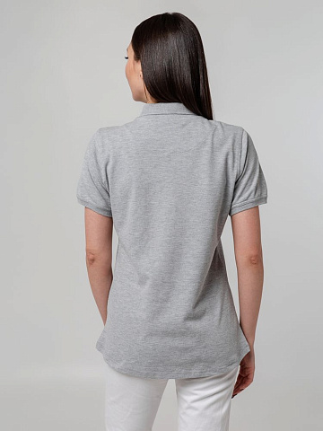 Рубашка поло женская Virma Stretch Lady, серый меланж - рис 8.
