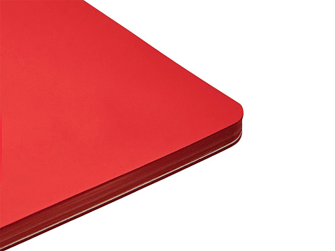 Блокнот Audrey А5 на сшивке в гибкой обложке софт-тач, красный - рис 2.