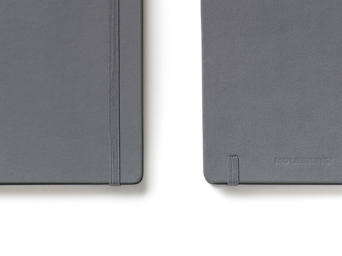 Записная книжка Moleskine Classic (в линейку) в твердой обложке, Pocket (9x14см), серый - рис 3.