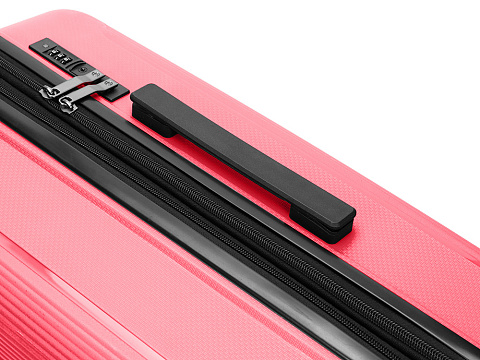Чемодан TORBER В Отпуск, ярко-розовый, полипропилен, 65,5 х 43,5 х 26 см, 62 л - рис 7.
