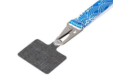 Ремувка под сублимацию с большим карабином и большим держателем для телефона из ПЭ - рис 3.