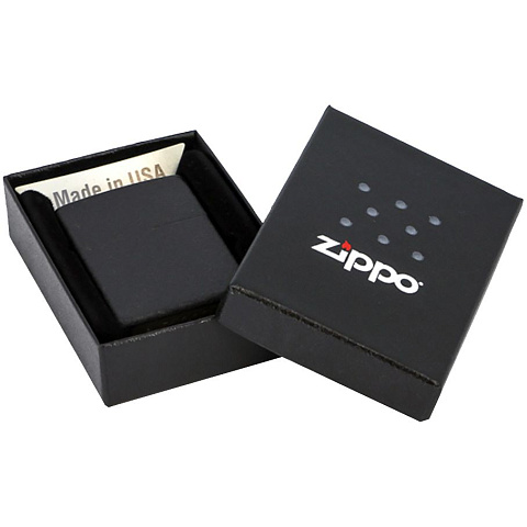 Зажигалка Zippo Classic Matte, матовая черная - рис 4.