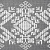 Новогодний шарф Снежинки (серый) - миниатюра - рис 3.