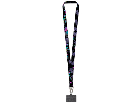 Ланъярд 2,5 см под сублимацию с большим карабином и большим держателем для телефона из ПЭ - рис 3.