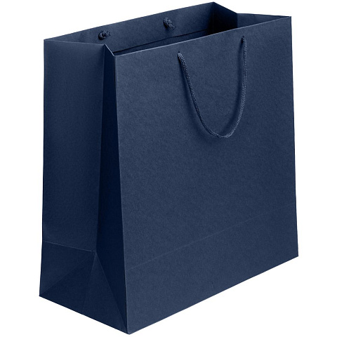 Пакет бумажный Porta L, темно-синий - рис 2.