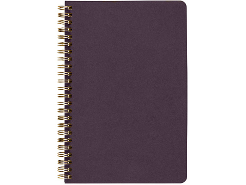 Бизнес тетрадь на гребне А5 Pragmatic, 60 листов в клетку, фиолетовый - рис 2.