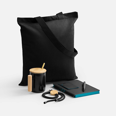 Набор Trait Office, черный с бирюзовым - рис 2.