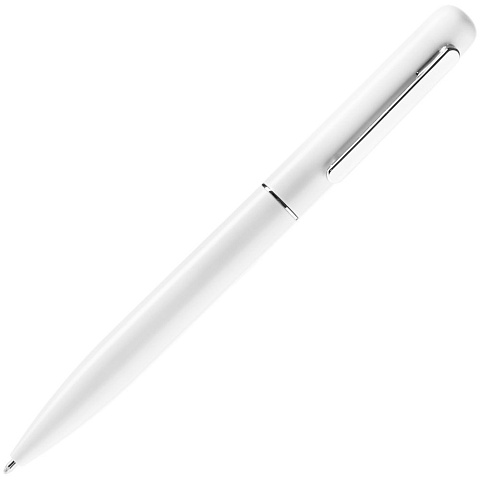 Ручка шариковая Scribo, матовая белая - рис 4.