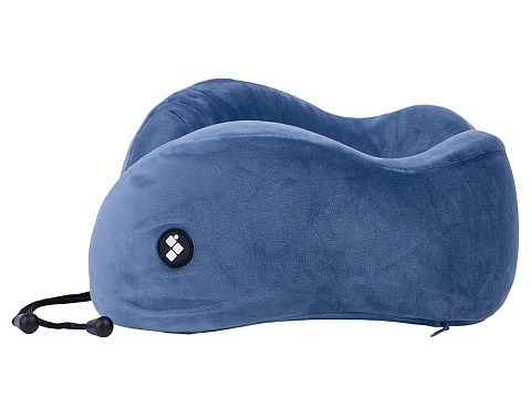 Подушка для путешествий с эффектом памяти Мемо Bluewinder Denim - рис 3.