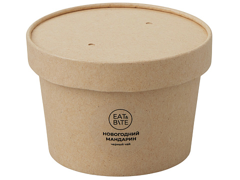 Чай черный Новогодний мандарин в картонном стаканчике, 50 гр. - рис 2.