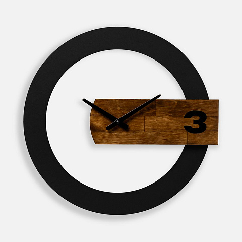 Часы TimeLord, черные с коричневым - рис 2.