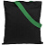 Холщовая сумка BrighTone, черная с зелеными ручками - миниатюра - рис 3.