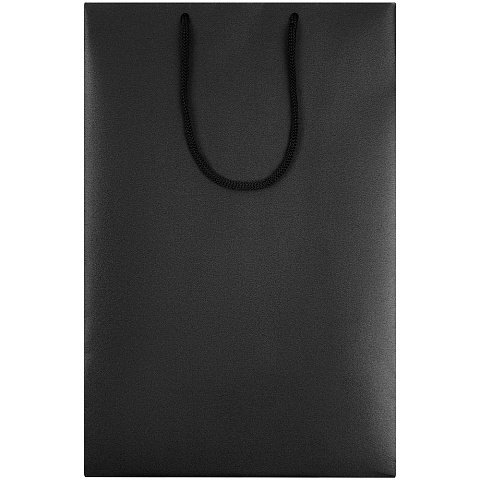 Пакет бумажный «Блеск», средний, черный - рис 3.
