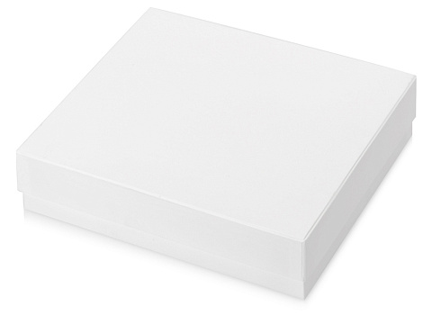 Подарочный набор Long River: обложка для паспорта, галстук (черный), белая коробка - рис 6.