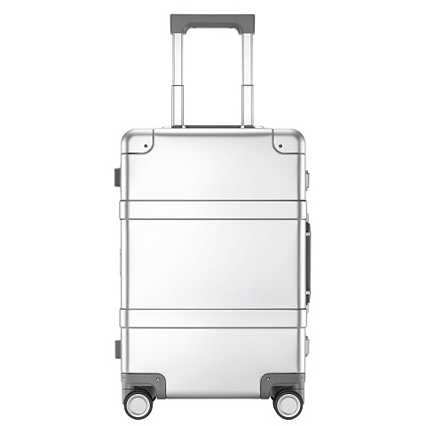 Чемодан Metal Luggage, серебристый - рис 3.