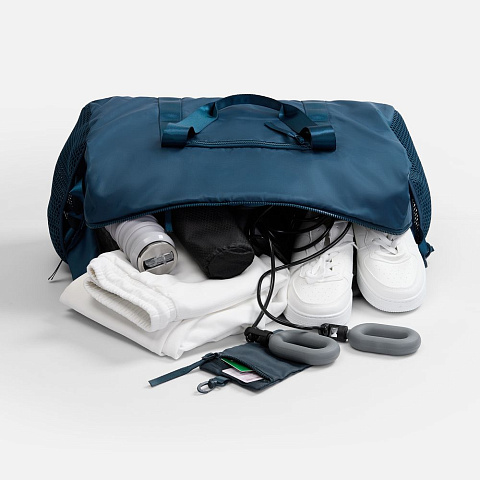 Спортивная сумка Verkko, темно-синяя - рис 7.