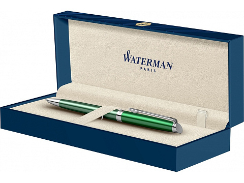 Шариковая ручка Waterman Hemisphere French riviera CHATEAU VERT в подарочной коробке - рис 5.