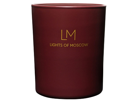 Ароматическая свеча в бордовом стакане Sunset, коллекция Exclusive, 250 мл - рис 2.