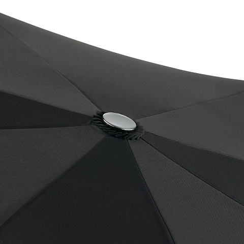 Зонт складной Steel, черный - рис 5.
