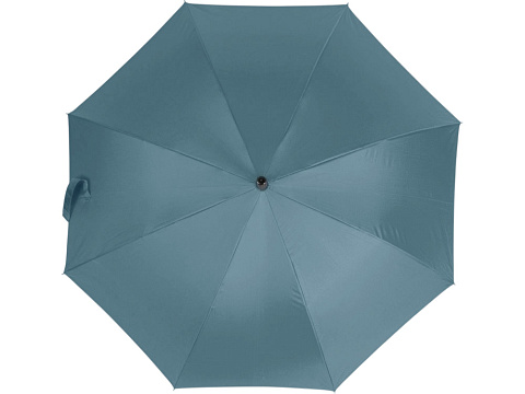 Зонт-трость Reviver с куполом из переработанного пластика, антрацит - рис 4.