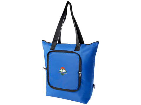 EcoFold Складная сумка-холодильник из RPET 15 л - Ярко-синий - рис 5.