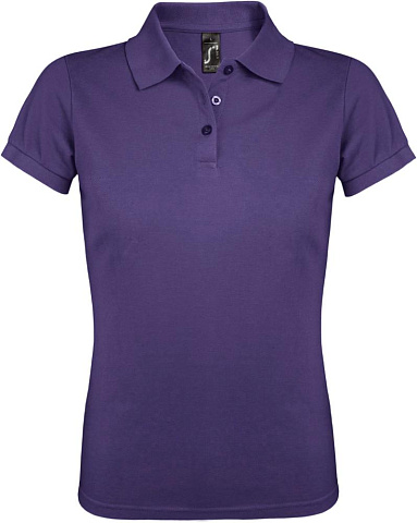 Рубашка поло женская Prime Women 200 темно-фиолетовая - рис 2.