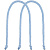 Ручки Corda для пакета M, голубые - миниатюра - рис 2.