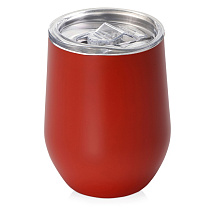 Вакуумная термокружка Sense, непротекаемая крышка, крафтовая упаковка, красный