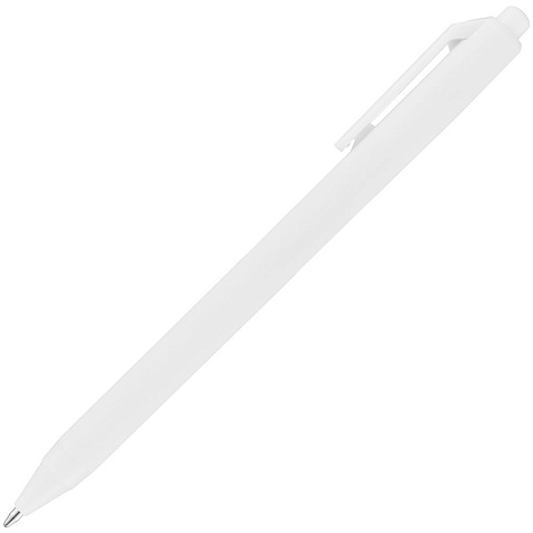 Ручка шариковая Cursive Soft Touch, белая - рис 3.
