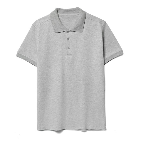 Рубашка поло мужская Virma Stretch, серый меланж - рис 2.