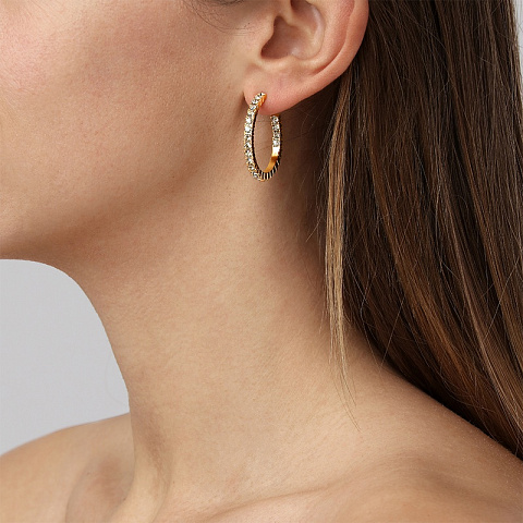 Серьги PINA SG GOLDEN Dyrberg Kern 480048 - рис 2.